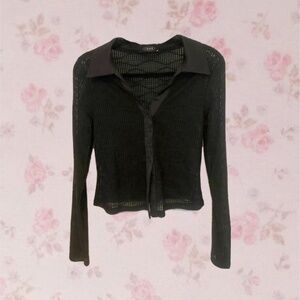 SOLD Cider long sleeve sheer top